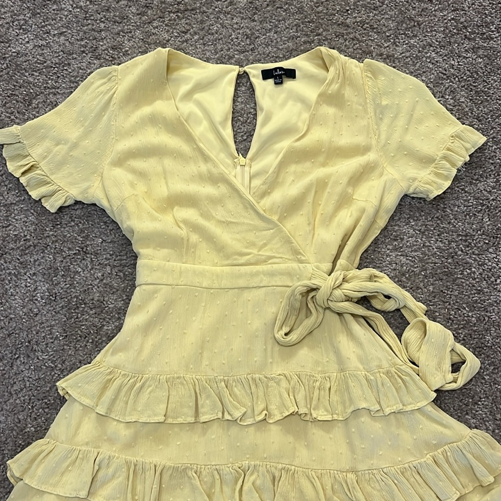 Lulu’s Yellow Ruffled Sundress - Picture 2 of 7